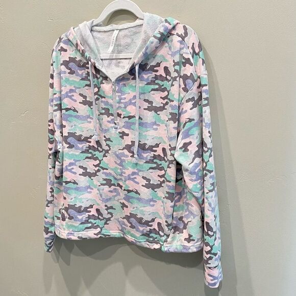 Fabletics Hallie Cinchable Half Zip Hoodie - Size: Large - Picture 7 of 12